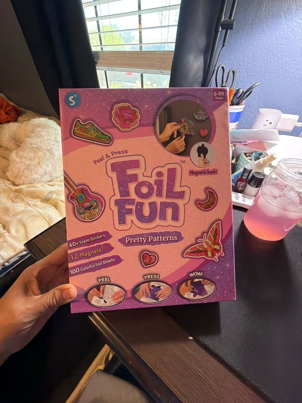 Skillmatics Peel & Press Foil Fun Pretty Patterns Craft Kit